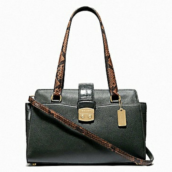 Coach Handbags - Coach Avery Exotic Carryall Shoulder Satch…